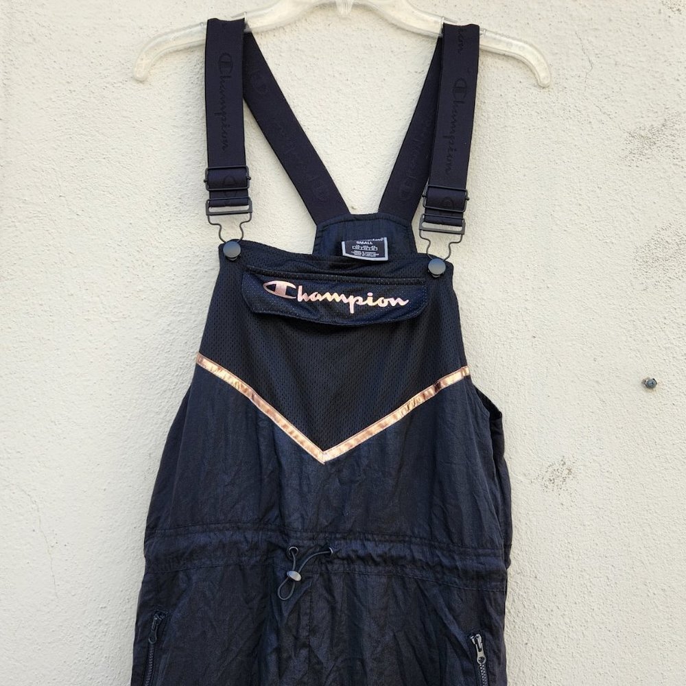 CHAMPION Nylon Overalls Jumpsuit Rose Gold - Picture 5 of 8